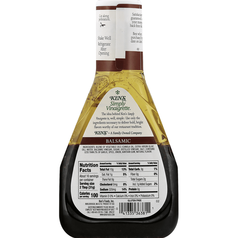 Ken's Steakhouse Dressing, Balsamic (16 oz) Instacart