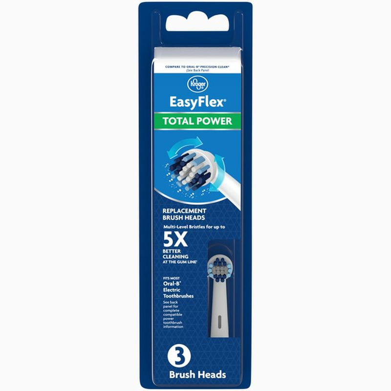 Kroger Easy Flex Total Power Replacement Brush Heads