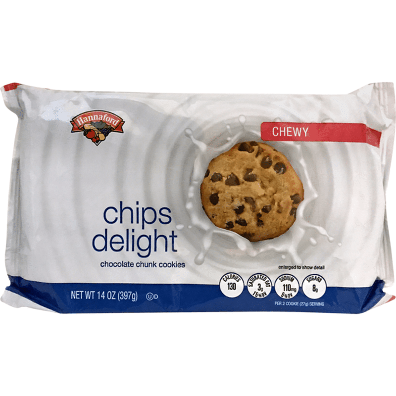 Hannaford Chips Delight Chocolate Chunk Cookies, Chewy (14 oz) Instacart
