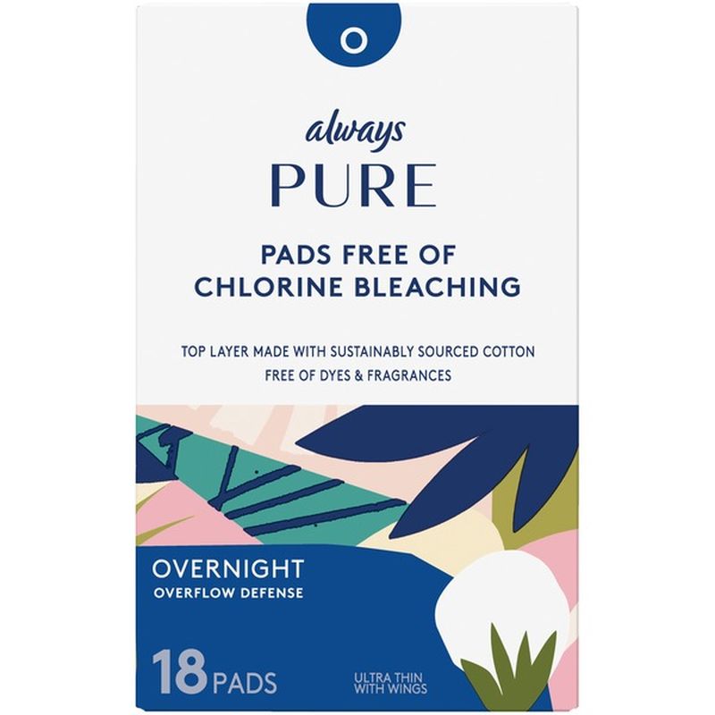 chlorine free sanitary pads