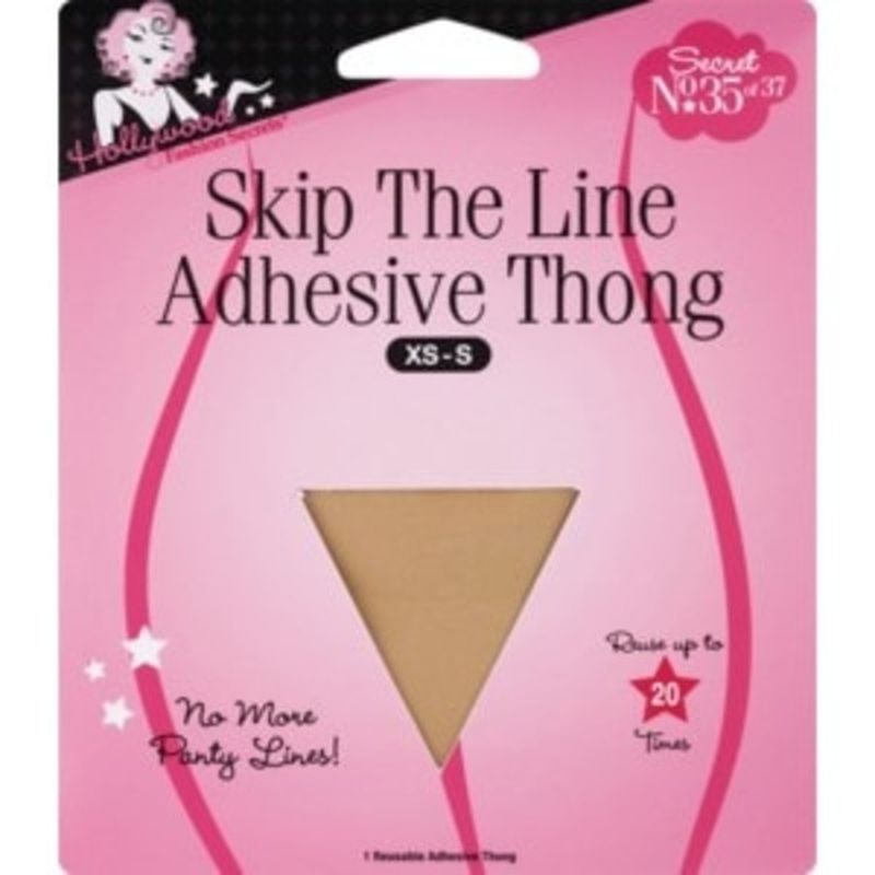 Hollywood Fashion Secrets Extra Small To Small Adhesive Thong Each Instacart