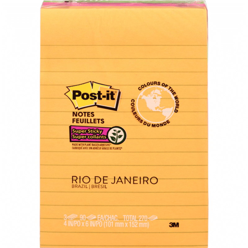 Post It Super Sticky Notes