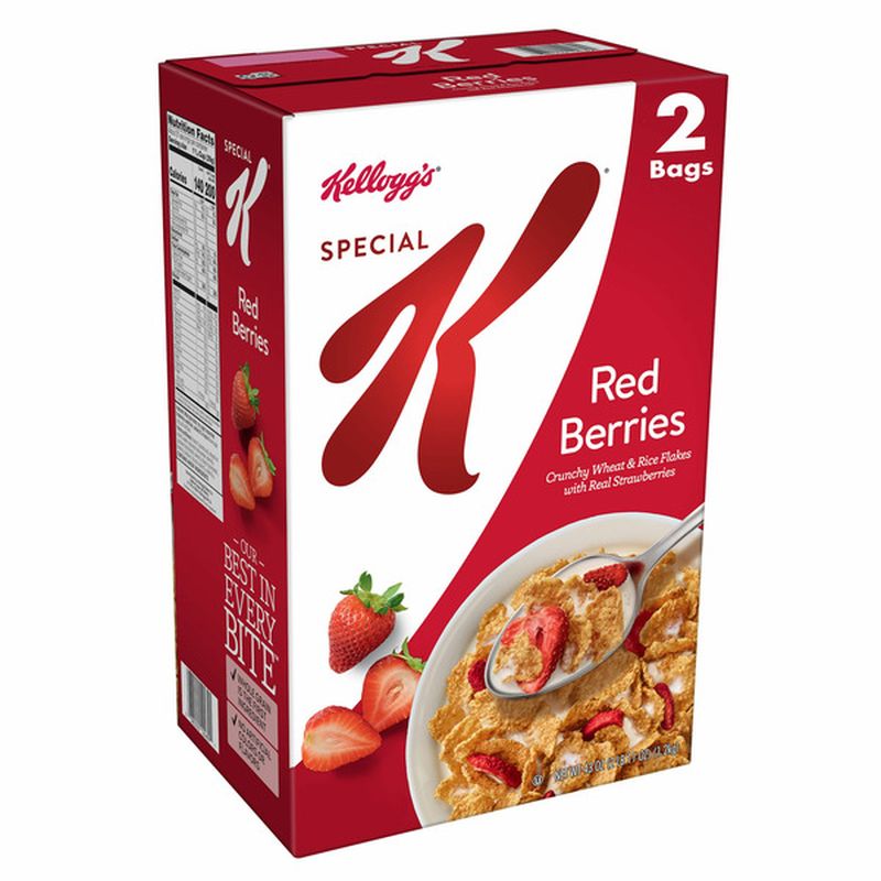 Kellogg's Special K Breakfast Cereal, Made with Real Strawberries, Red ...