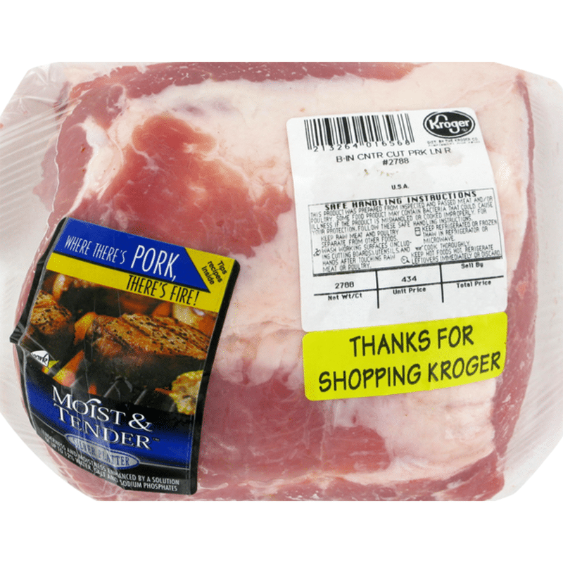Moist & Tender Bone in Center Cut Pork Loin Roast