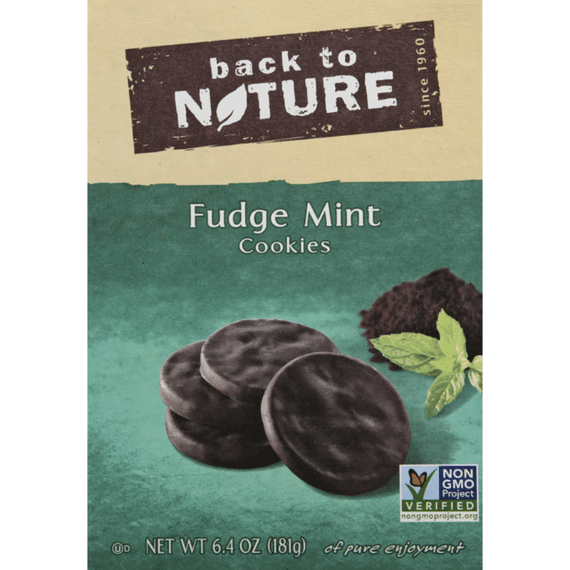 Back To Nature Cookies Fudge Mint 6 4 Oz Instacart