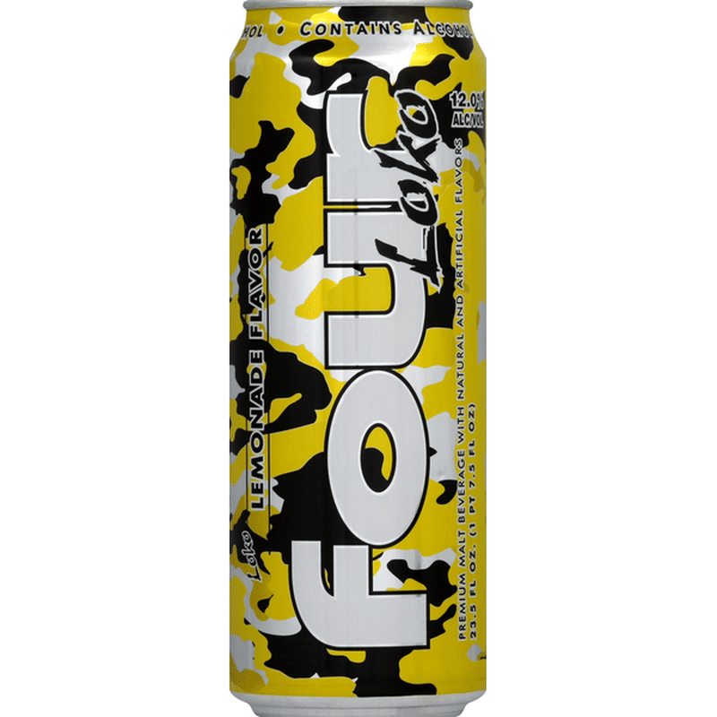 Four Loko Malt Beverage, Lemonade (23.5 fl oz) Instacart