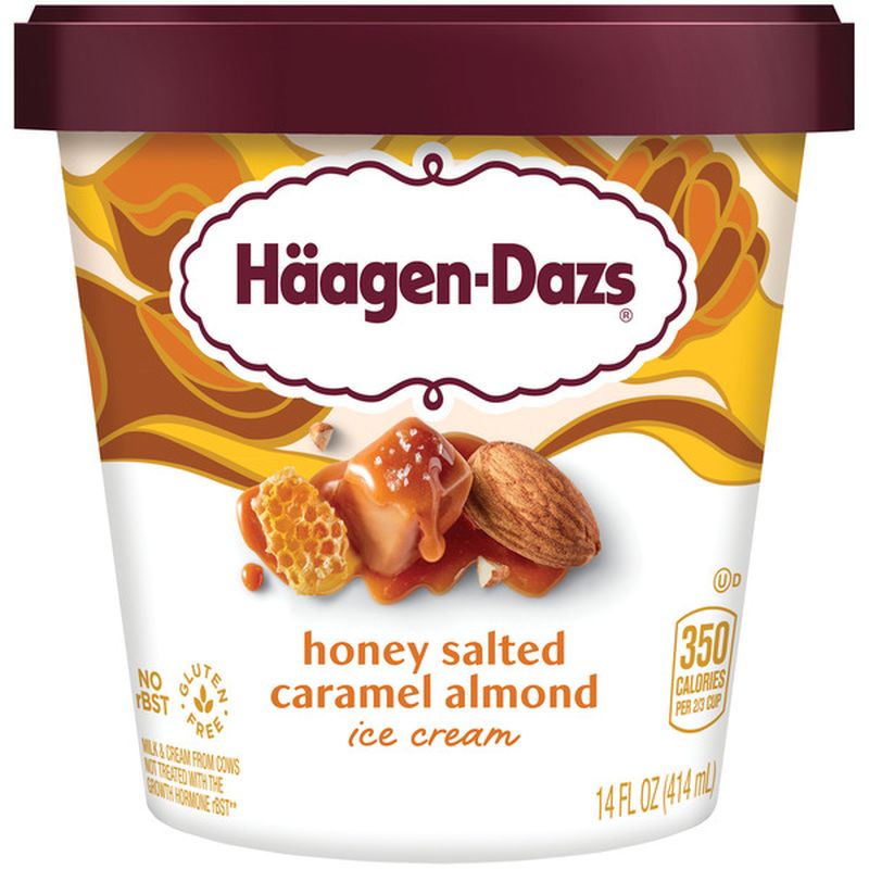 Мороженое Haagen Dazs. Almond Caramel.