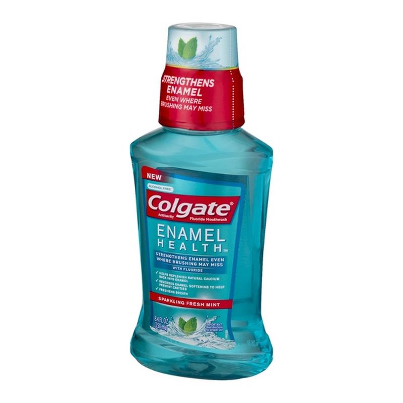 Colgate Enamel Health Fluoride Mouthwash Sparkling Fresh Mint (8.4 fl