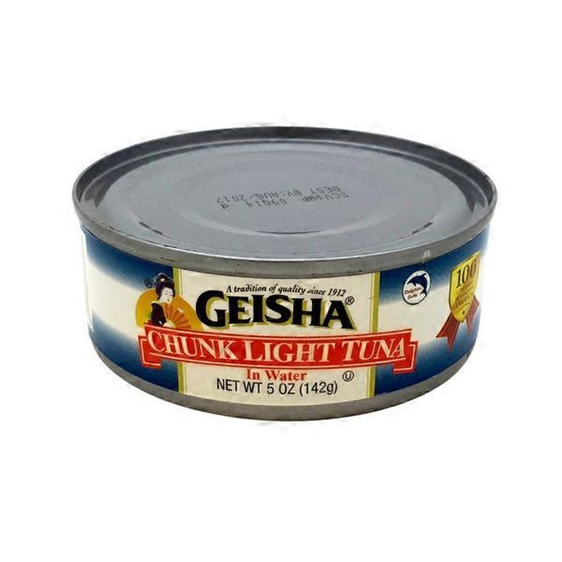 Geisha Tuna, Chunk Light, in Water (5 oz) Instacart