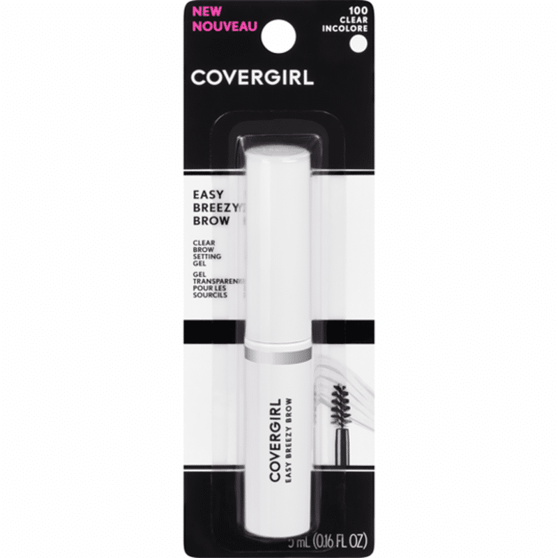 CoverGirl Brow Setting Gel, Easy Breezy Brow, Clear 100 (0.16 oz