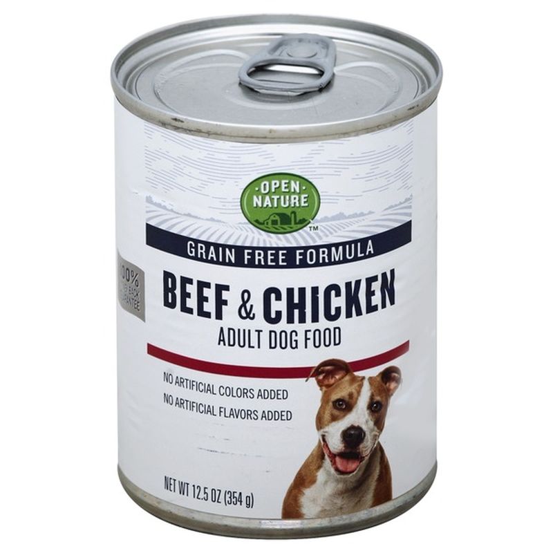 Open Nature Beef & Chicken Adult Dog Food (12.5 oz) - Instacart