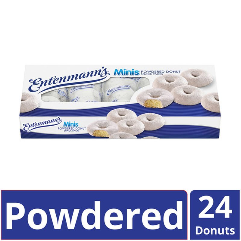 Entenmann's Mini Powdered Donut Snack Packs (12 oz) Instacart