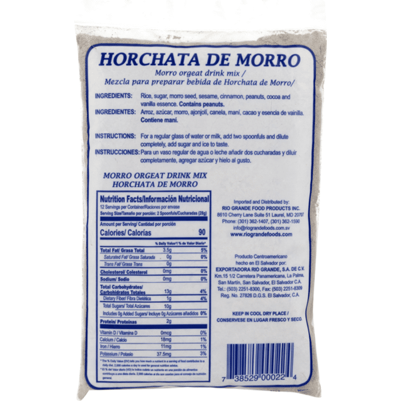 Rio Grande Drink Mix Horchata De Morro 12 Oz Instacart 9935