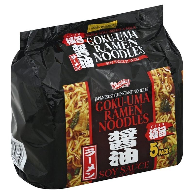 Shirakiku GokuUma Ramen Noodles, Soy Sauce Flavor (5 each) Instacart
