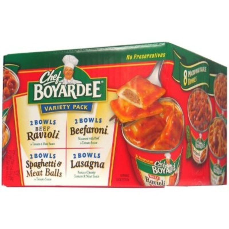 Chef Boyardee Microwave Pasta Meal Variety