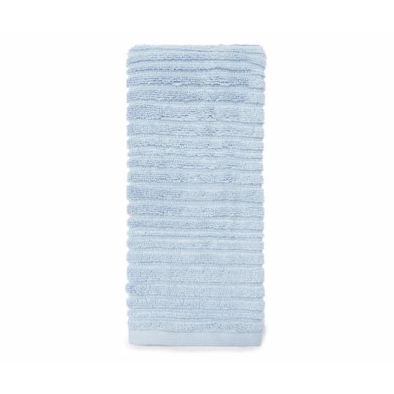 Broyhill Light Blue Performance Ribbed Hand Towel (each) Instacart