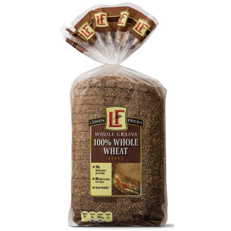 L'oven Fresh 100% Whole Wheat Wide Pan Bread