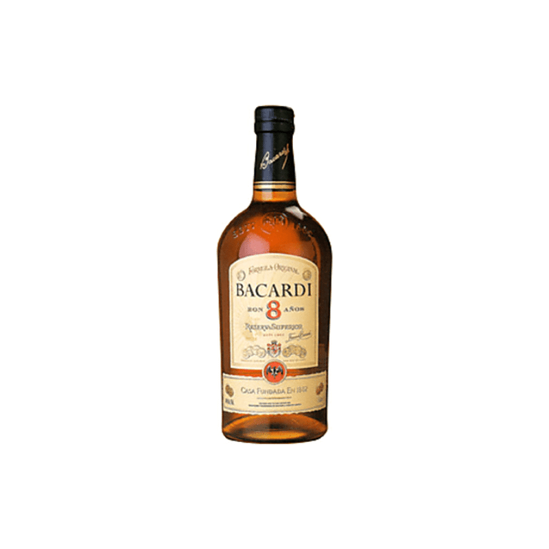 Bacardi Reserva Ocho Rare Gold Rum (750 ml) Instacart