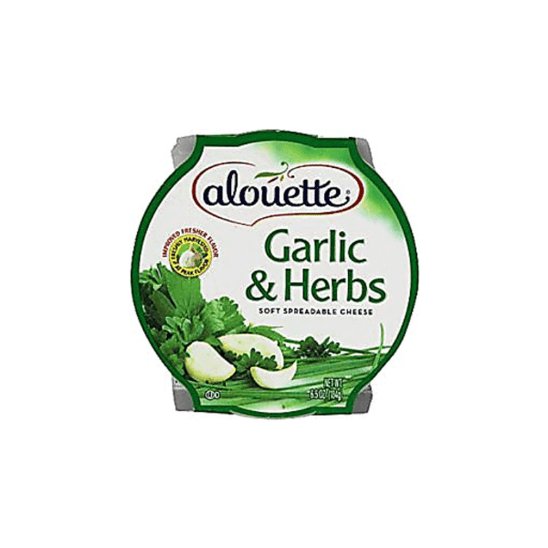 Alouette Garlic & Herbs Soft Spreadable Cheese (6.5 Oz) From BevMo ...