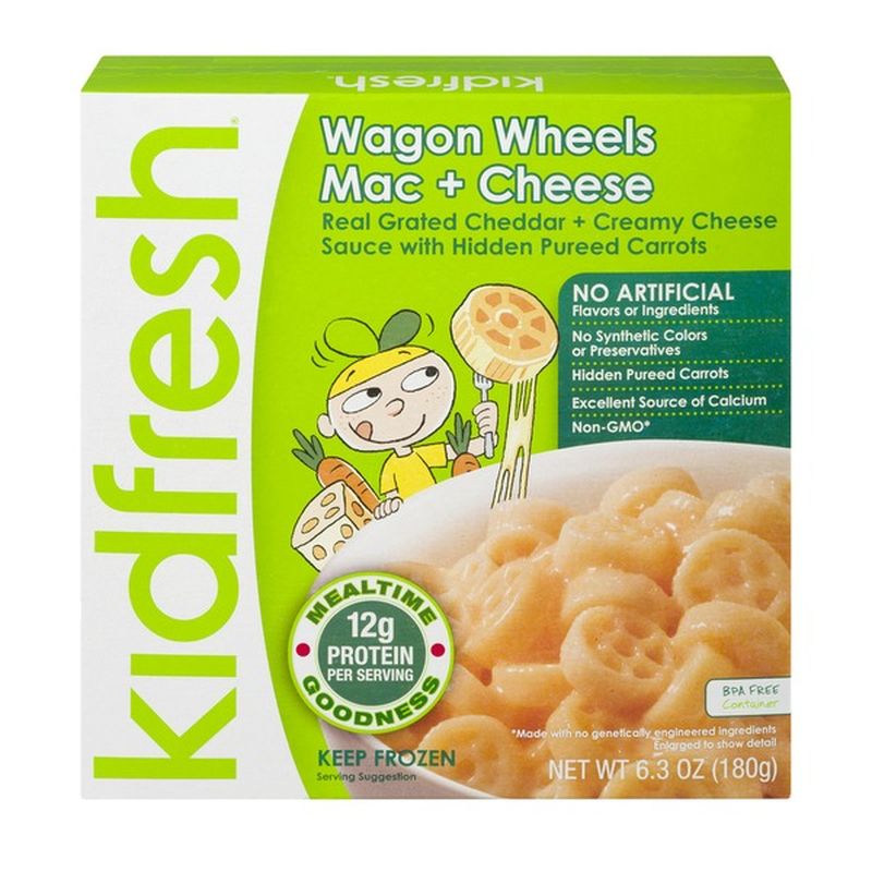 Kidfresh Mac & Cheese, Wagon Wheels
