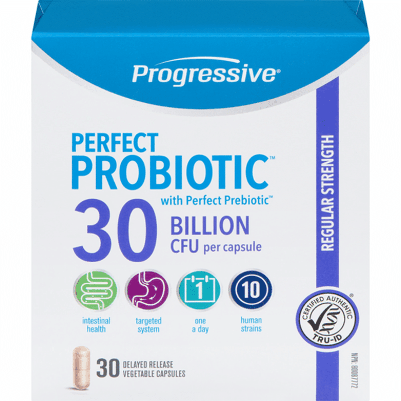 Progressive 30 Billion Cfu Perfect Probiotic Capsules 30 Ct Instacart