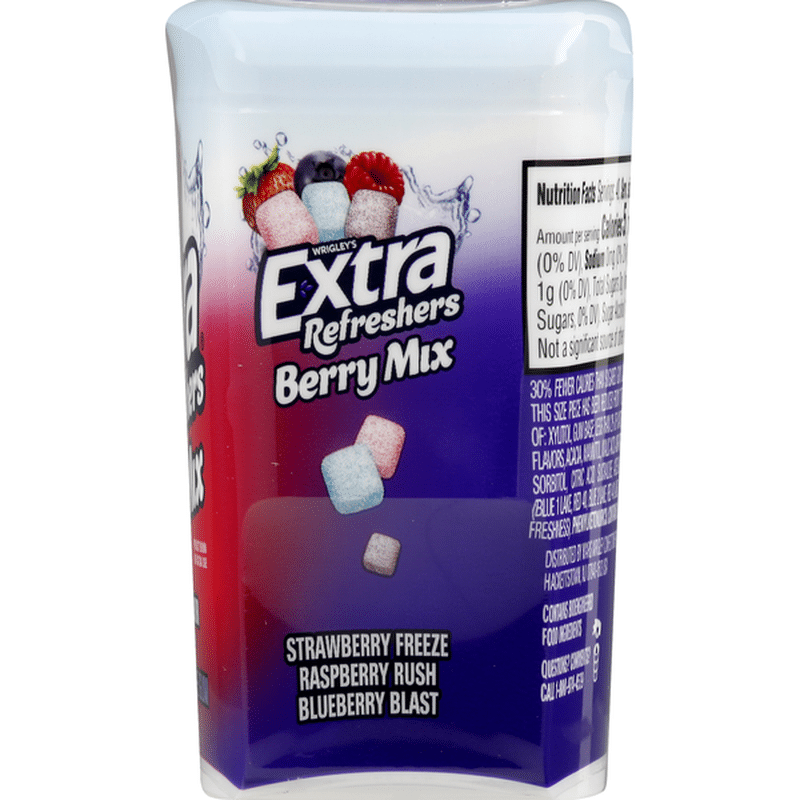 Extra Gum, Sugar Free, Berry Mix (40 Each) - Instacart