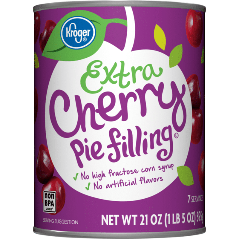 Kroger Extra Cherry Pie Filling, Cherry