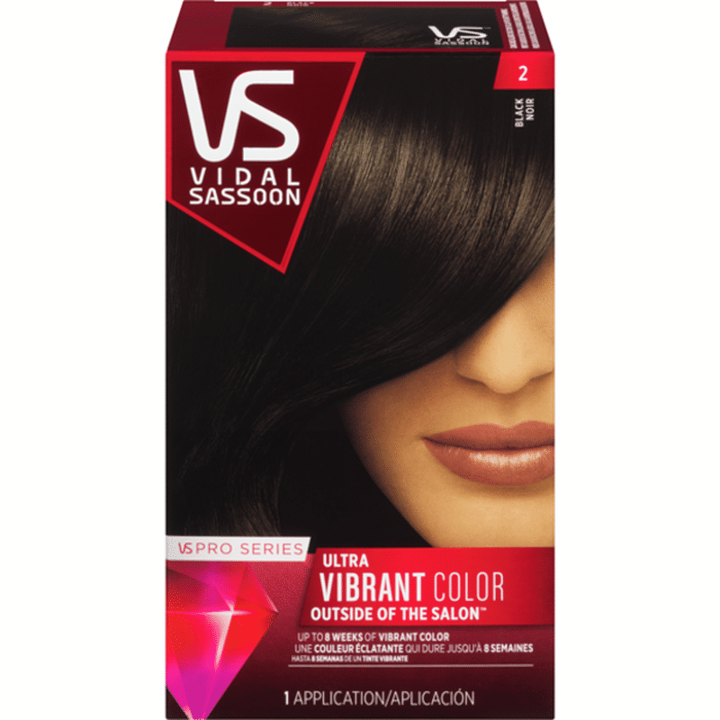 Vidal Sassoon Black Pro Series Salon Color Expertise Permanent Hair Color