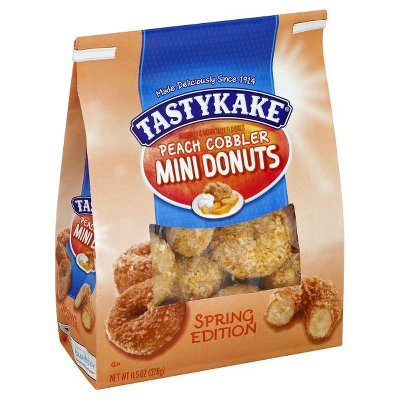 Tastykake Peach Cobbler Mini Donuts (11.5 oz) - Instacart