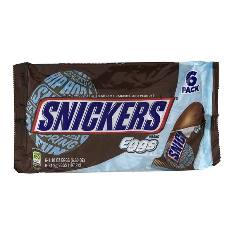 Snickers Eggs 6 CT (1.1 oz) Instacart