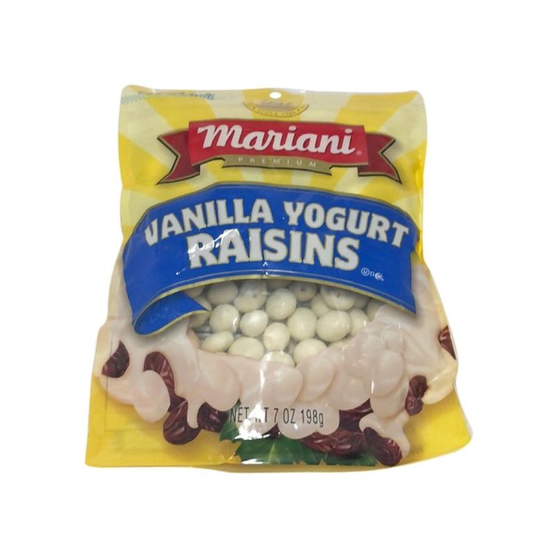 Mariani Vanilla Yogurt Covered Raisins, 7 oz Bag (7 oz) Instacart