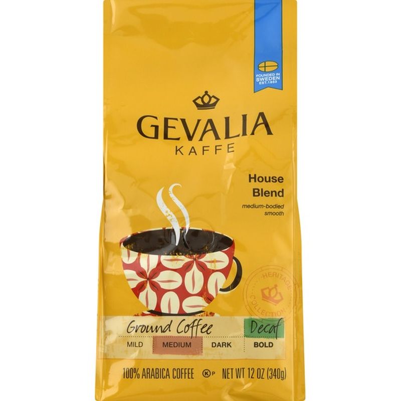 Gevalia Decaf House Blend Ground Coffee (12 oz) from Shoppers Instacart