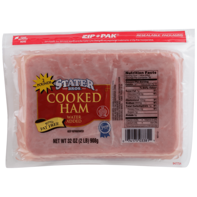 Stater Bros Cooked Ham (32 oz) Instacart