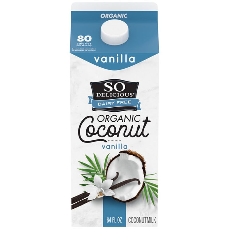 So Delicious Dairy Free UHT Vanilla Coconut Milk (64 fl oz) - Instacart