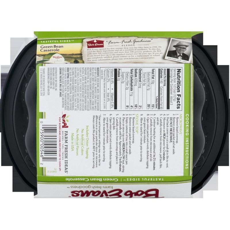 Bob Evans Green Bean Casserole, with Mushroom Sauce, Original (14.5 oz