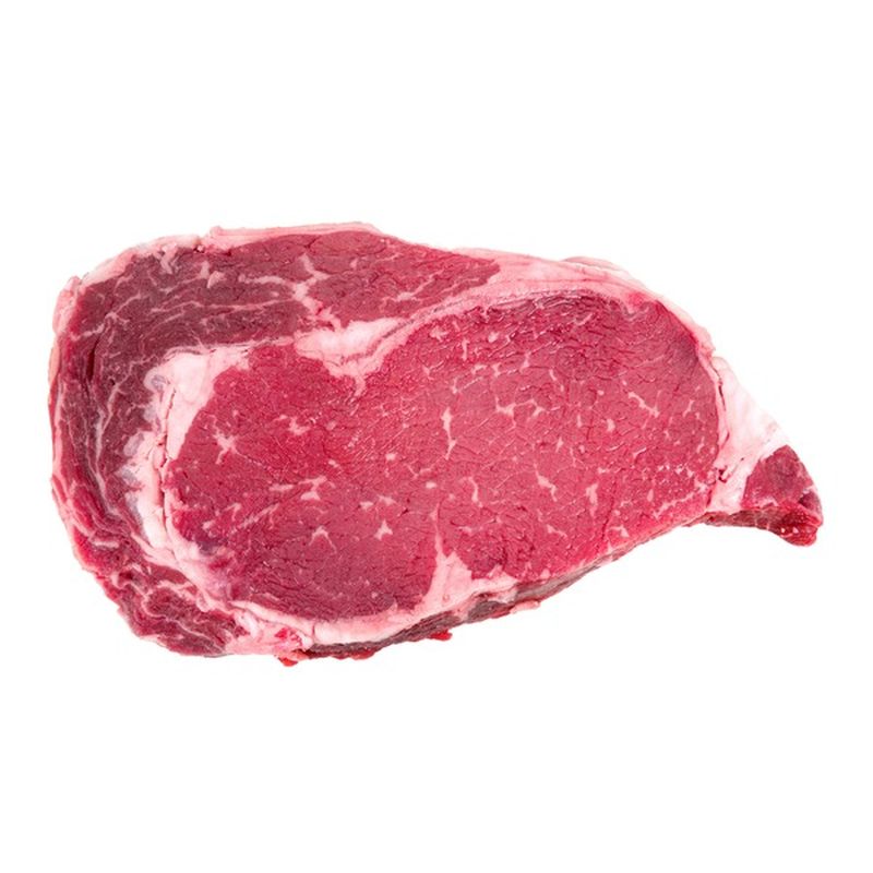 Glatt Kosher Lip On Bone In Beef Rib Eye Steak Per Lb Instacart