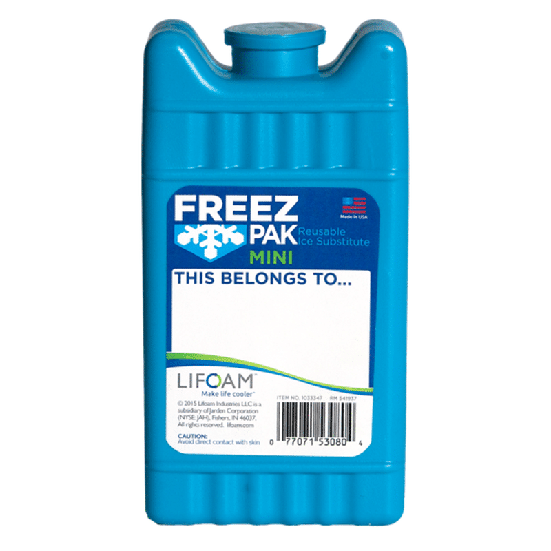 Freez Pak Teal Lifoam Mini Ice Packs