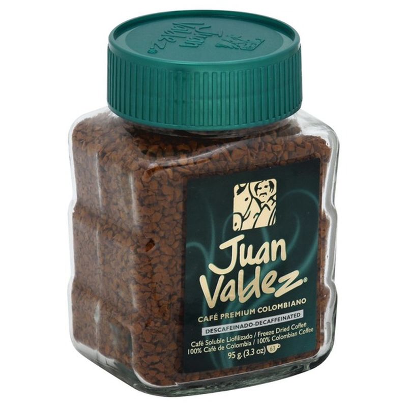 Juan Valdez Coffee, Freeze Dried, Decaffeinated, Instant (3.3 oz) Instacart
