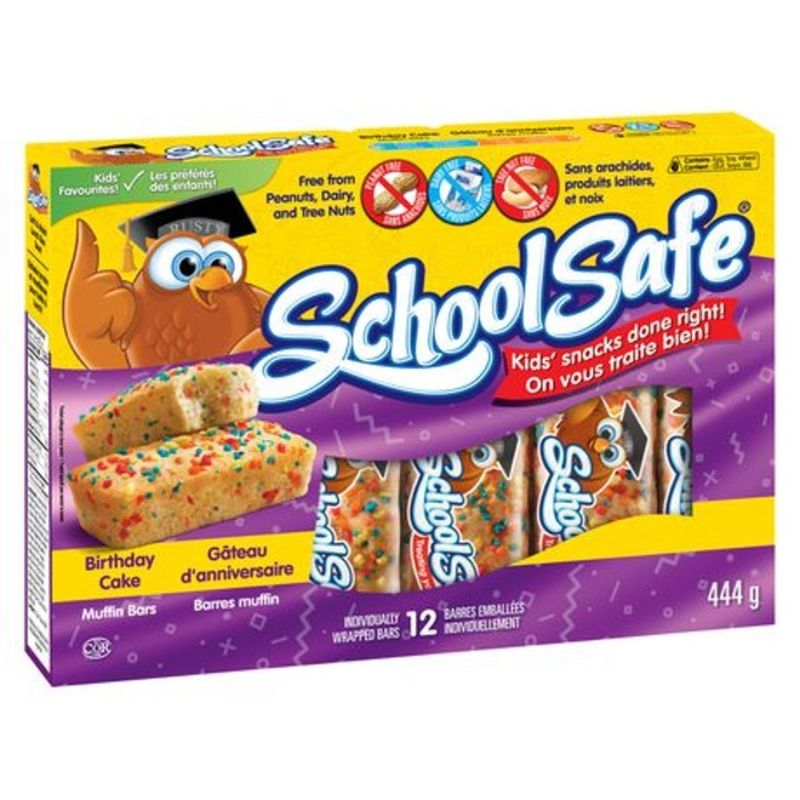 School Safe Birthday Cake Muffin Bars 12 Ct Instacart
