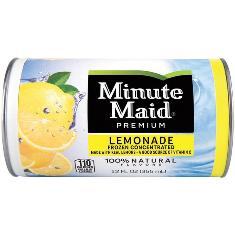 Minute Maid Lemonade, Frozen Concentrated (12 oz) Instacart