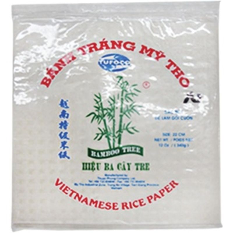 Bamboo Tree Rice Paper Square