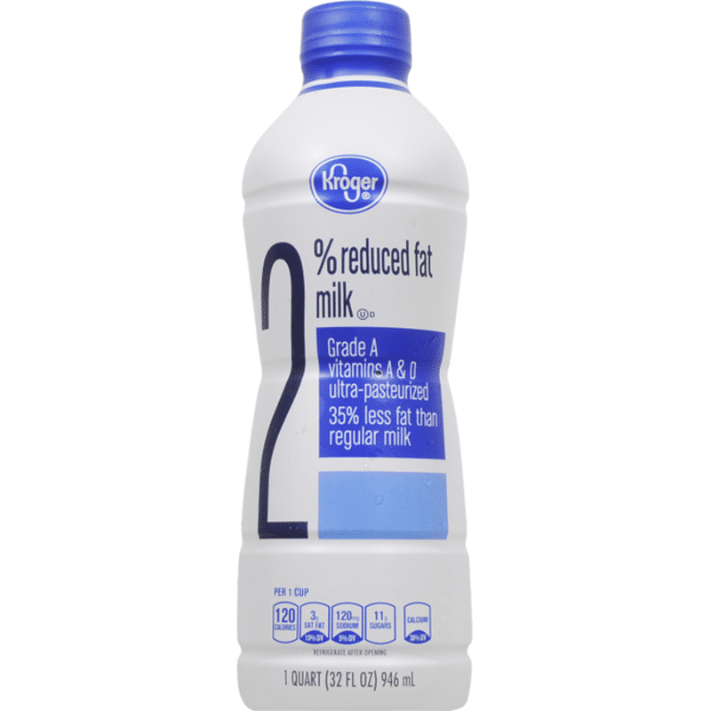 Kroger 2 Reduced Fat Milk (1 qt) Instacart