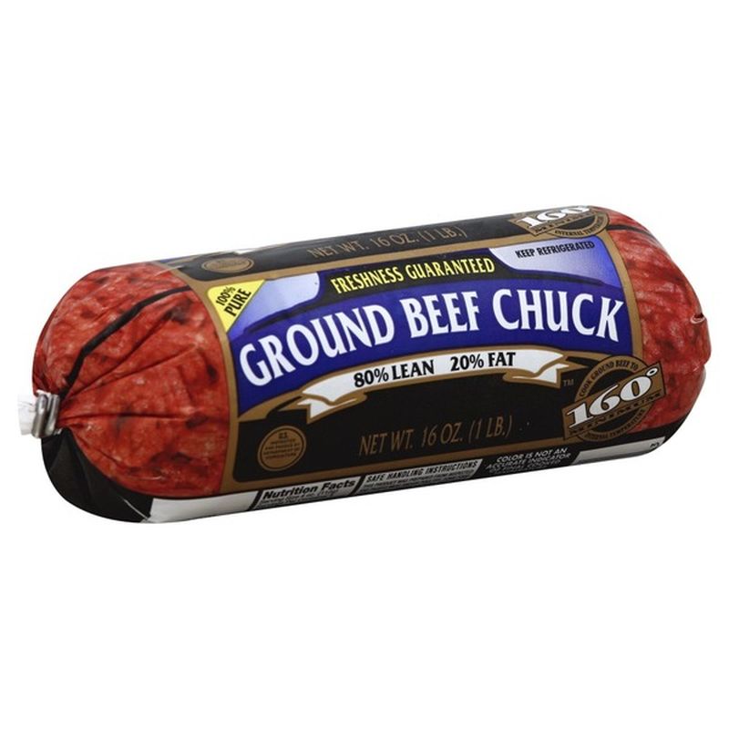 Beef, Ground, Chuck, 80/20 (16 oz) Instacart