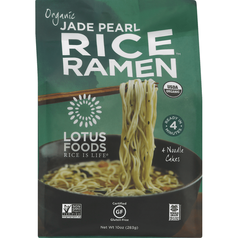 Lotus Foods Rice Ramen, Organic, Jade Pearl (10 Oz) - Instacart