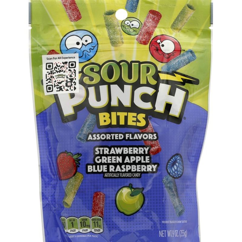 Sour Punch Bites, Assorted Flavors (9 oz) - Instacart