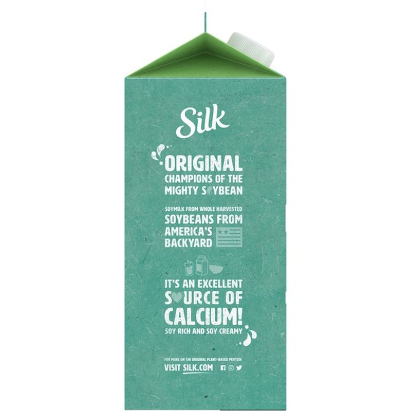 Silk Organic Unsweetened Soymilk (64 fl oz) from Safeway Instacart