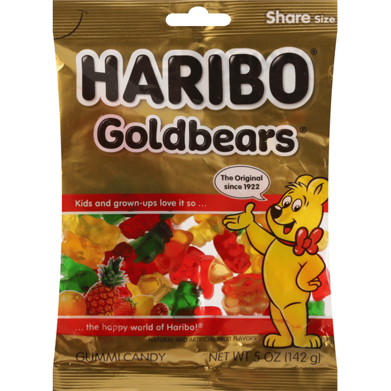 Haribo Gummi Candy, Goldbears, Share Size (5 Oz) From Streets Market ...