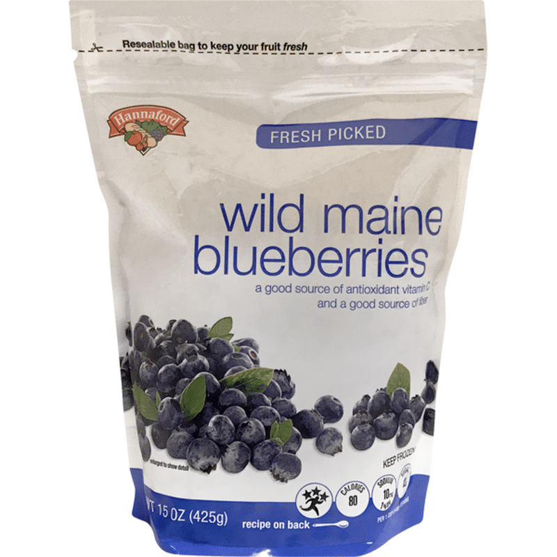 Hannaford Wild Maine Blueberries (15 oz) - Instacart