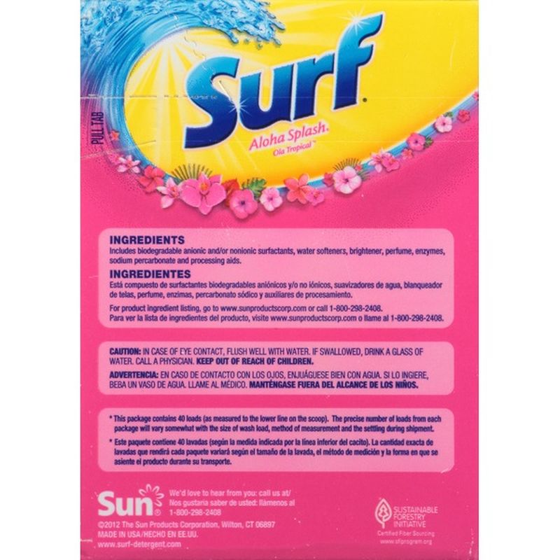 Surf Sweets Aloha Splash Powder Laundry Detergent (52 oz) Instacart