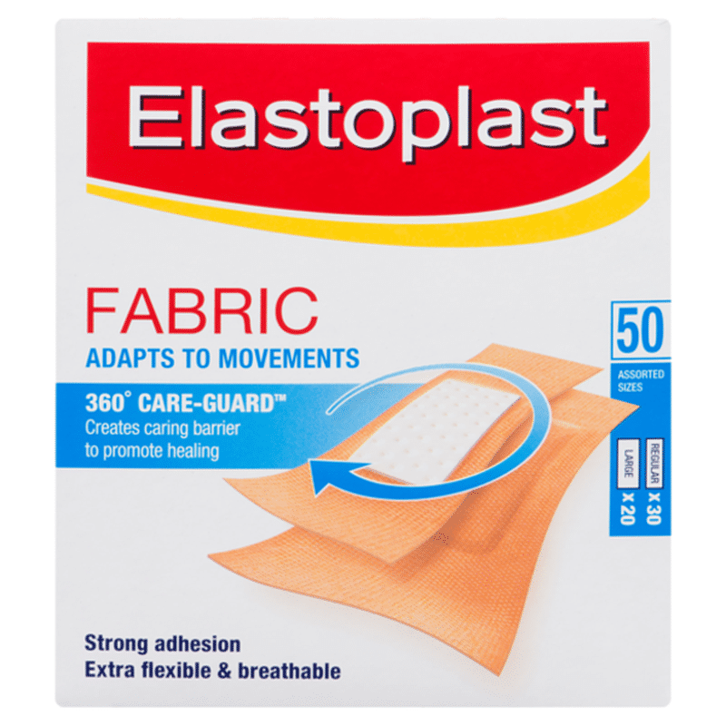 Elastoplast Assorted Extra Flexible Fabric Adhesive Bandages (50 ct) Instacart
